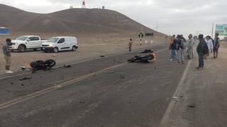Tacna: Chocan dos motos por bache en carretera y un conductor muere