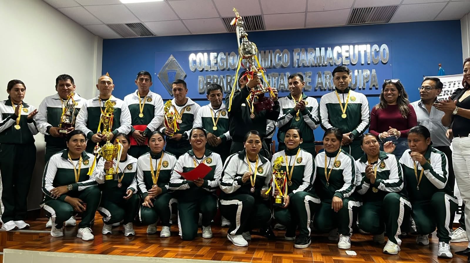 PNP es campeón en la Etapa Regional de los XXIV Juegos Nacionales Deportivos Laborales 2026, en Arequipa. Foto: Entretiempo.