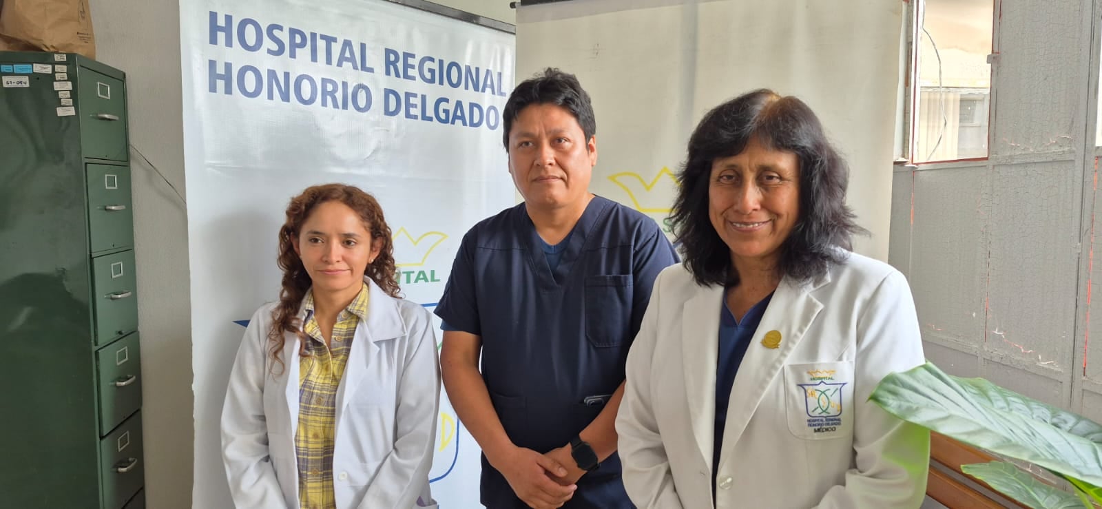 Médicos de la Unidad de Pediatria del hospital Honorio Delgado Espinoza. Foto: GEC.