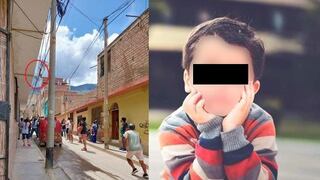Niño de 5 años se salva de morir al quedar colgado en cables en Las Moras, Huánuco