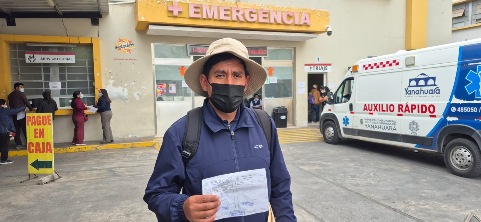 Padre de niño con leucemia busca trabajo en Arequipa para afrontar gastos (Foto: Pedro Torres/@photo.gec)