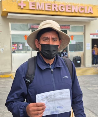 Padre de niño con leucemia busca trabajo en Arequipa para afrontar gastos (Foto: Pedro Torres/@photo.gec)
