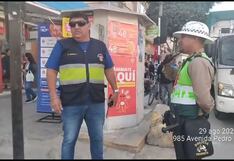 Lambayeque: Sereno de MPCh se opone a intervención de la Policía de Tránsito