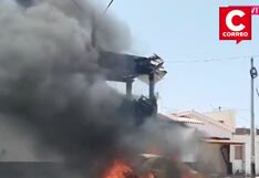 Avioneta se estrella en zona residencial de San Bartolo: reportan un fallecido y varios heridos