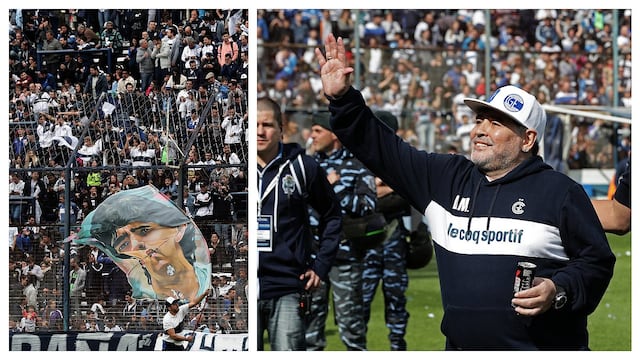​Diego Maradona y su emocionante ingreso a la cancha de Gimnasia y Esgrima La Plata (VIDEO)