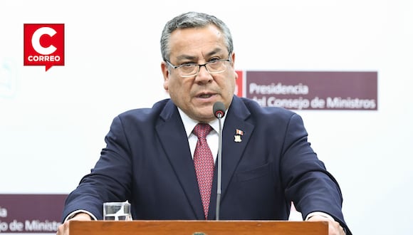 Gustavo Adrianzén afirma que Congreso aún no ha completado las firmas para censurar al ministro del Interior, Víctor Torres. Foto: PCM / Flickr