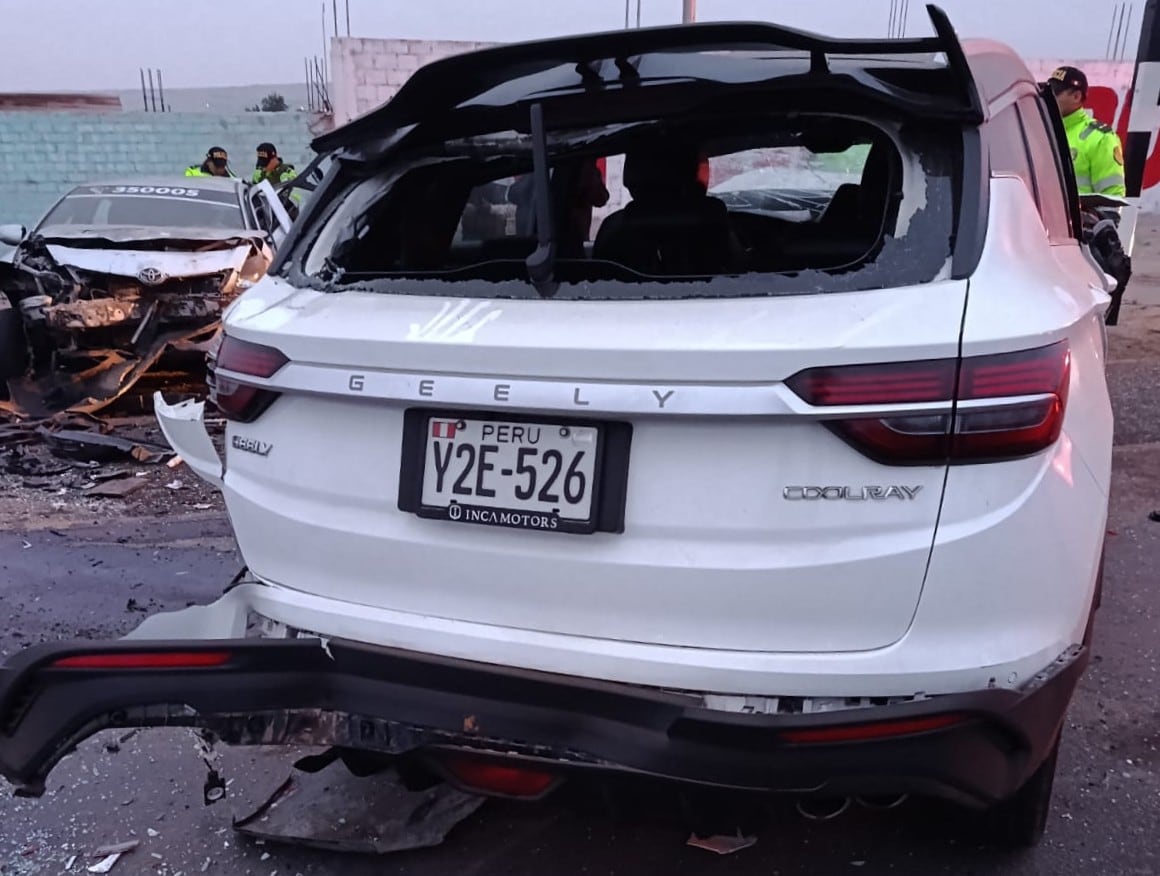 Policías de Leguía no hallaron al conductor del vehículo sindicado como causante del hecho