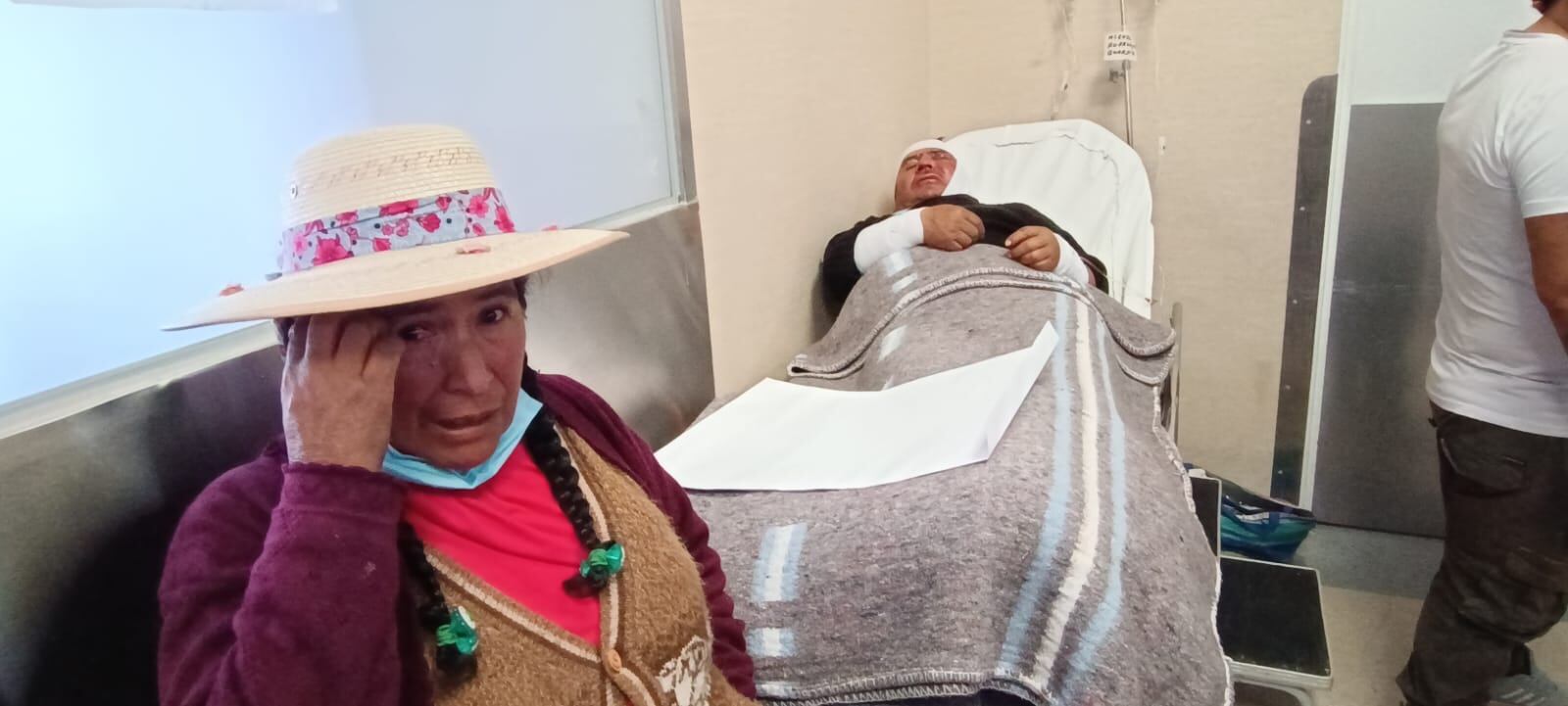 Varón se recupera de heridas en el hospital de Arequipa. (Foto: GEC)