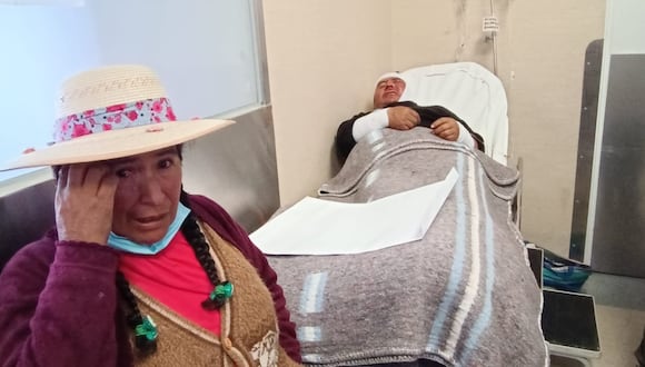Varón se recupera de heridas en el hospital de Arequipa. (Foto: GEC)