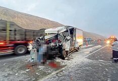 Chincha: choque entre camiones deja un muerto y dos heridos en la Panamericana Sur