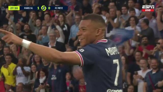 Fiesta total: Mbappé anotó dos goles luego de cerrar renovación con PSG (VIDEO)