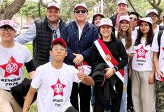 Jóvenes militantes del PAP siguen recorriendo calles de Trujillo