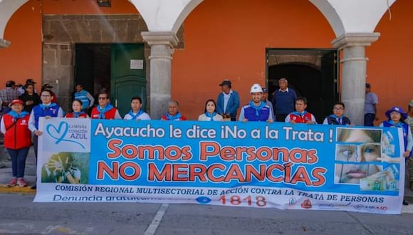Autoridades se unen contra la trata de personas en Ayacucho