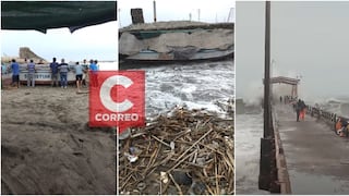 Chincha: oleajes anómalos afectan a 500 pescadores en el puerto de Tambo de Mora