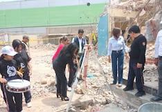 Lambayeque: Alcaldesa Janet Cubas tiene obra de colegio con 0% de avance