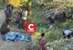 Pichanaqui: Esposos mueren juntos al caer camioneta y otros dos pasajeros quedan heridos