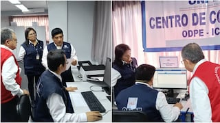 ODPE Ica desarrolló simulacro oficial del sistema de cómputo electoral