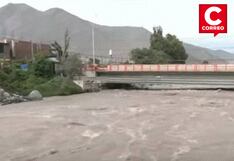 Alcalde de Chosica informa que puente Huampaní está a punto de colapsar por crecida del río Rímac