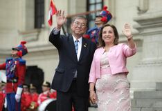 Primer ministro de Japón visita Palacio de Gobierno