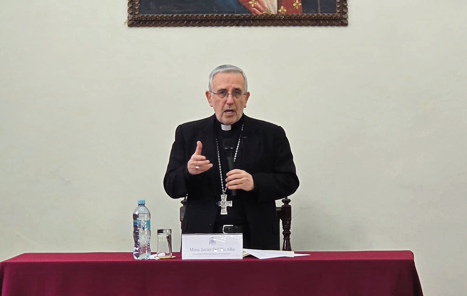 Arzobispo de Arequipa, Javier Del Río llama a reflexionar sobre el voto en las elecciones 2026 (Foto: Arzobispado)