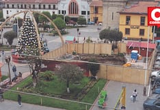 Suspenden obra en Plaza Constitución de Huancayo por falla en desagüe