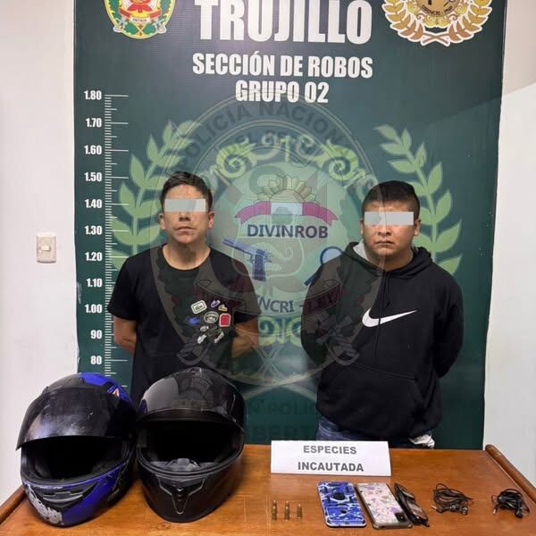 Presuntos “marcas” cayeron en Trujillo tras un operativo en la urbanización Primavera.