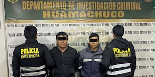 Los intervinieron cuando se desplazaban en una camioneta por la carretera que conecta Chamis Alto con el distrito de Curgos, provincia de Sánchez Carrión.