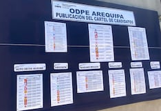 En Arequipa publican cartel de candidatos para las Elecciones Regionales y Municipales del 4 de octubre