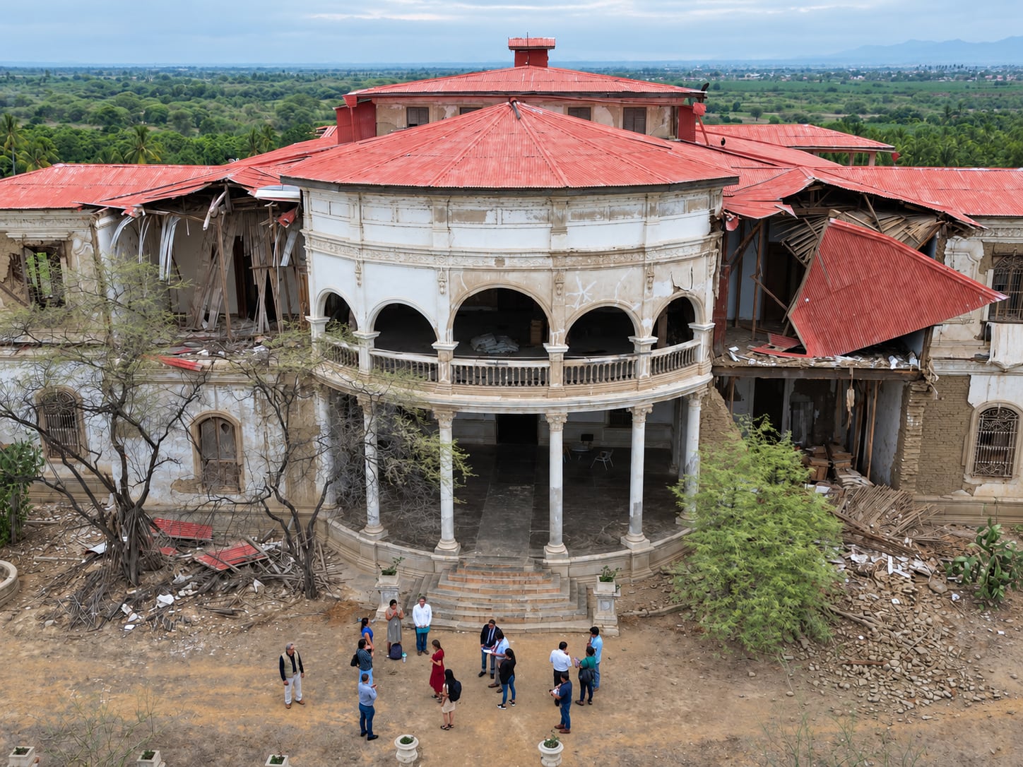 La casona Sojo poco a poco se cae a pedazos y a nadie parece importarle.