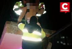 Huancayo: Serenos rescatan a adolescente ebrio que se quedó dormido en un techo