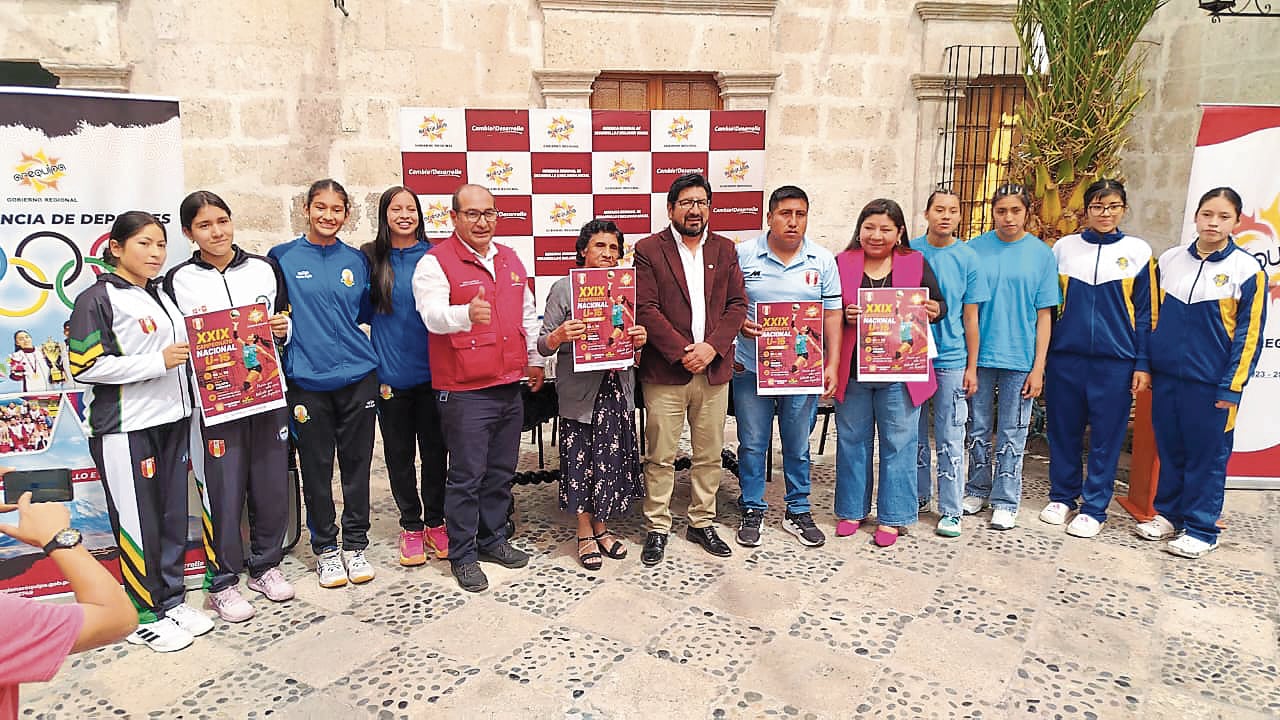 Arequipa da la bienvenida a participantes del XXIX Campeonato Nacional de Voleibol Femenino, categoría U15. (Foto: Álvaro Figueroa/@photo.gec)