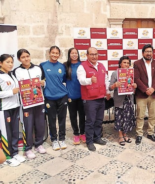 Arequipa da la bienvenida a participantes del XXIX Campeonato Nacional de Voleibol Femenino, categoría U15. (Foto: Álvaro Figueroa/@photo.gec)