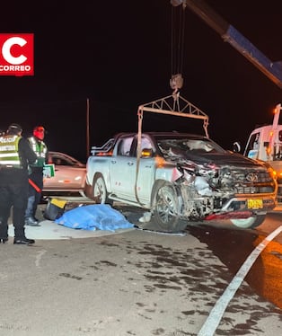 Puno: Motociclista falleció tras colisionar su unidad con una camioneta