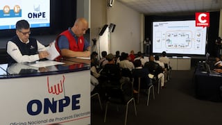 ONPE desarrolla simulacro del Sistema de Cómputo Electoral para elecciones primarias de ERM
