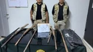 Hallan armas de fuego en quebrada de Conchumayo, Huánuco