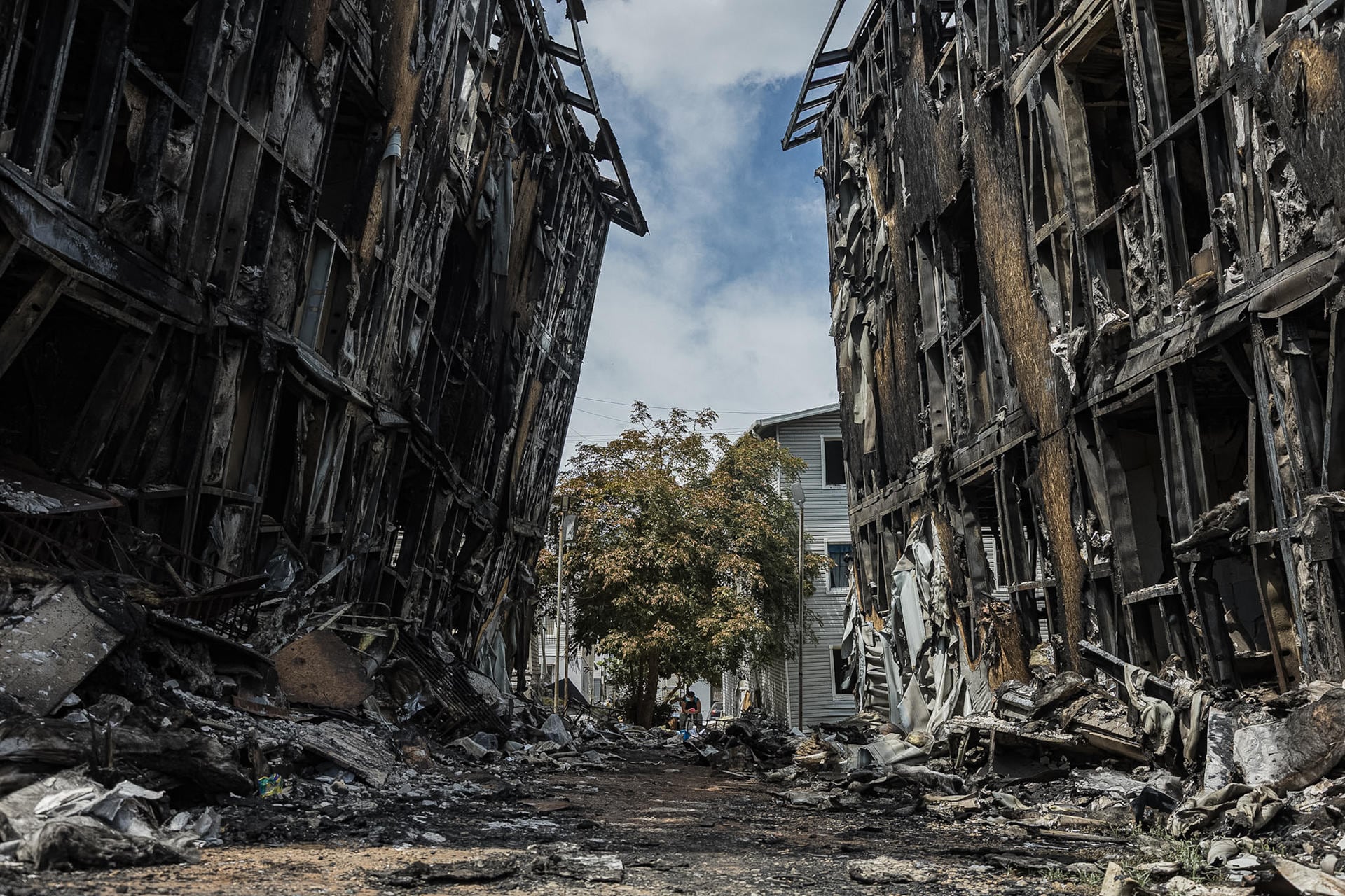 El presidente de la Asamblea Nacional de Venezuela informó que 774 edificaciones sufrieron daños estructurales, de las cuales 189 colapsaron por completo. La Guaira figura entre las zonas con mayor destrucción. (EFE/ Henry Chirinos).