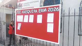 Elecciones Regionales y Municipales 2026: Se presentaron 18 apelaciones por improcedencia en Arequipa