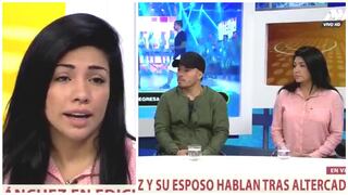 Diana Sánchez y su esposo Harold Cortez contaron en vivo cómo fue su discusión (VIDEO)
