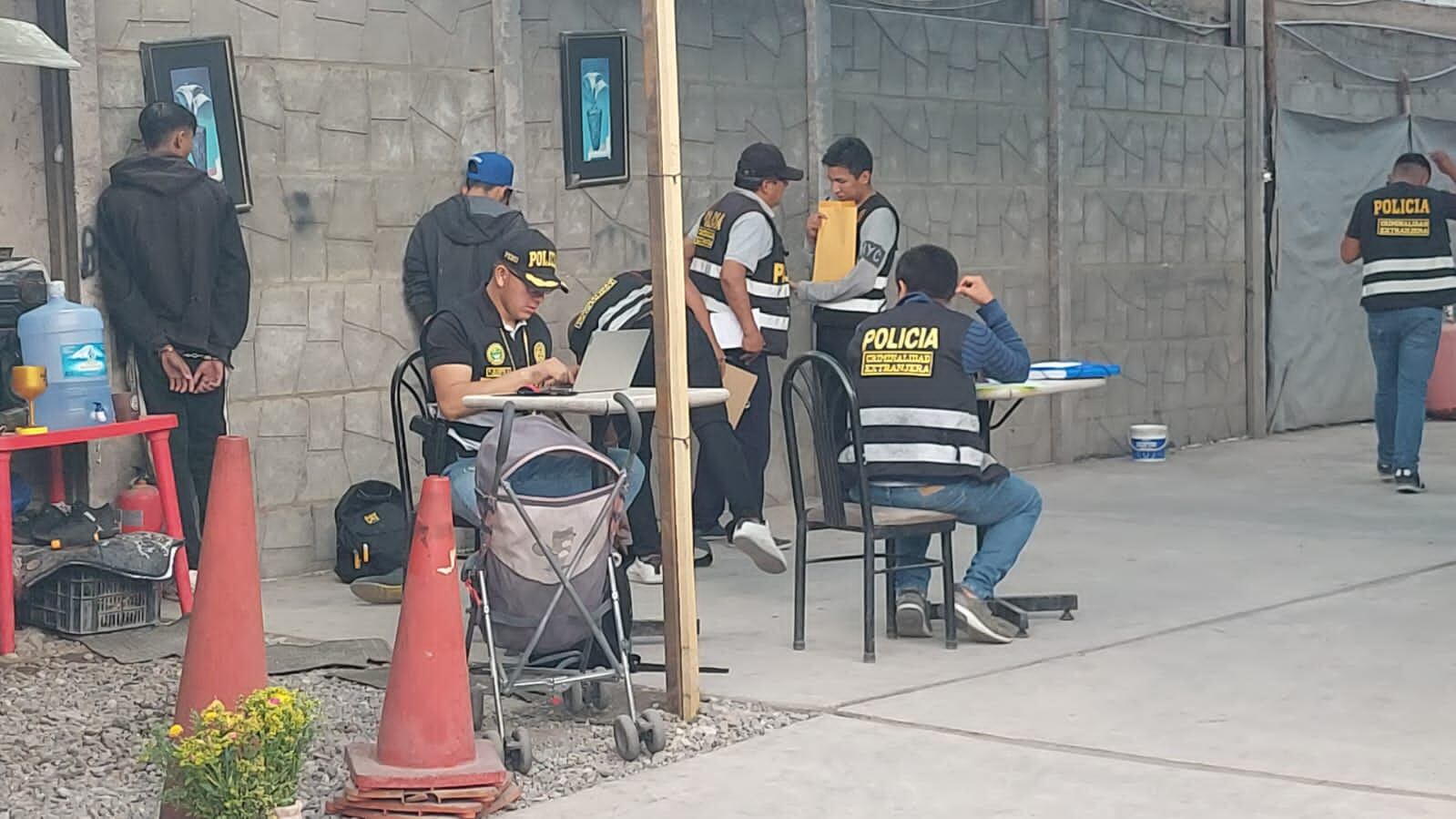 Lavadero era fachada para la venta de drogas. (Foto: Difusión)
