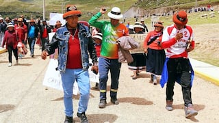 Las Bambas: Corredor Minero del Sur continúa bloqueado pese a acta de acuerdo (FOTOS)