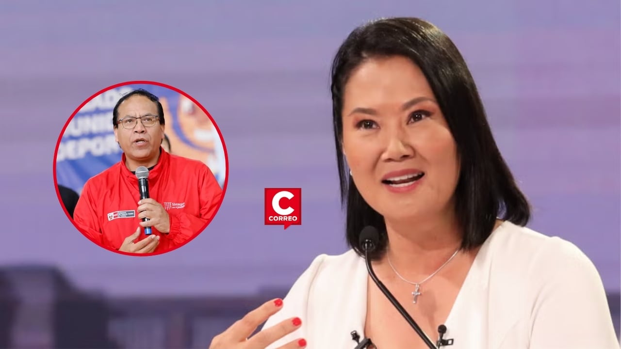 Keiko Fujimori cuestiona gestión de Roberto Sánchez en el Mincetur: “No hizo nada”. Composición: Diario Correo.