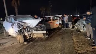Tacna: Conductor ocasiona choque de cinco vehículos en fiesta por Cruz de Huaylillas