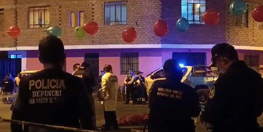 La PNP presume que se trataría de un ajuste de cuentas. De este hecho, cuatro personas resultaron heridas.