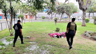 Trujillo: Retiran a jóvenes que dormían en el parque Julio Gutiérrez Solari