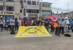 Miles de mineros artesanales anuncian bloqueo de vías sin tregua en Chala, provincia de Arequipa