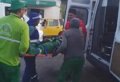 Nasca: trabajador municipal sin arnés de seguridad cae de árbol de 5 metros de altura