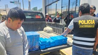 Incautan 40 kilos de cocaína en la provincia de Camaná en Arequipa