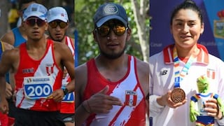 Perú destacó en marcha: César Rodríguez consigue oro, Luis Campos y Evelyn Inga dos de bronce en Juegos Bolivarianos
