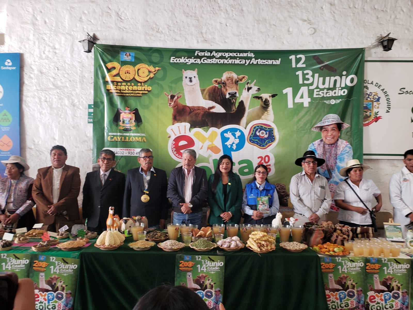Municipalidad de Caylloma presenta Expo Colca, feria agropecuaria en Chivay. Foto: GEC.