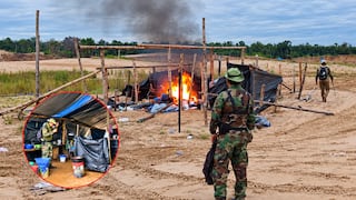 Destruyen equipos de minería ilegal por más de S/1.3 millones en Madre de Dios